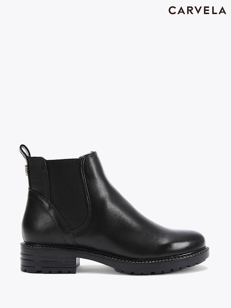 Carvela Comfort Russ Wide Fit Black Boots (G63530) | £159