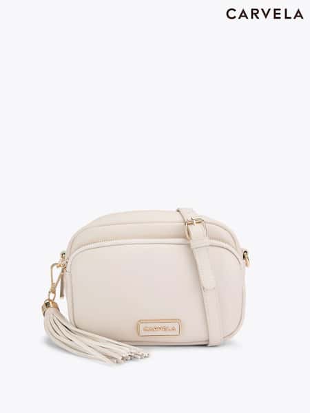 Carvela Cream Como Cross-Body 2 Bag (G63548) | £99