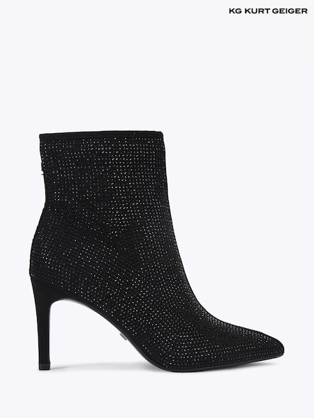 KG Kurt Geiger Black Angel Ankle Boots (G63557) | £129