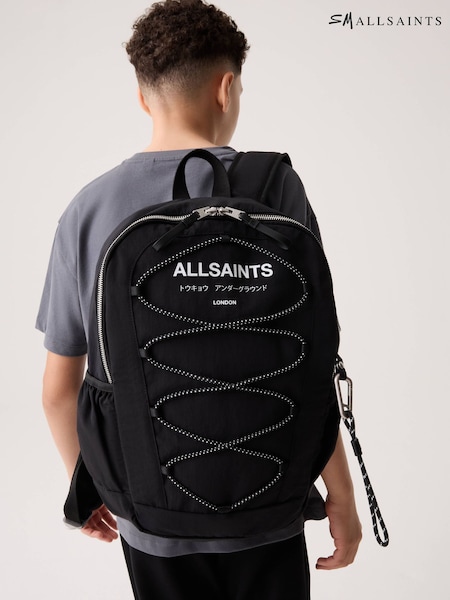 Black - Smallsaints Back To School Undeground Logo Bungee Backpack
