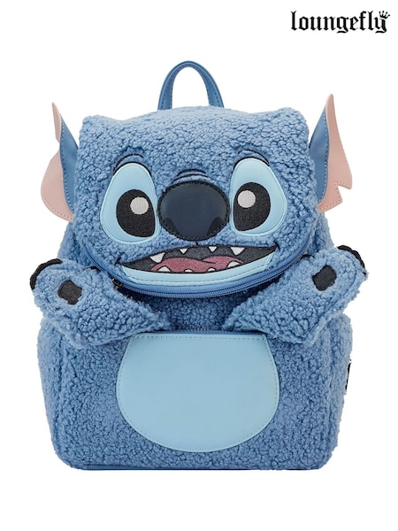 Loungefly Blue Disney Stitch Plush Poc Mini Backpack (G64354) | £80