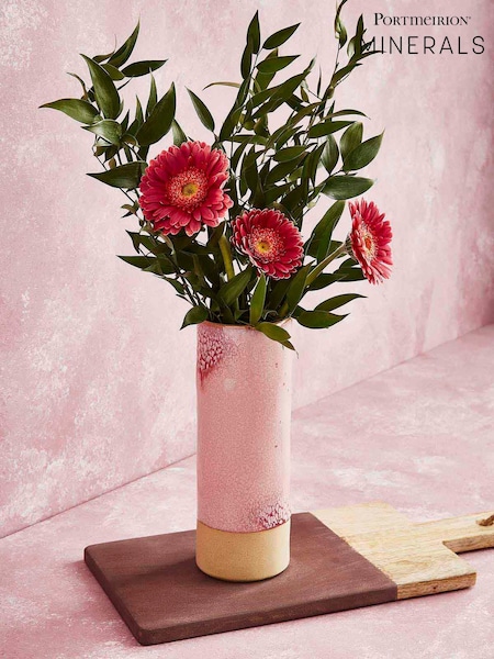 Portmeirion Rose Quartz Medium Minerals Vase (G64603) | £35