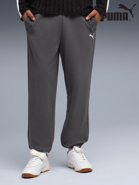 Puma Grey Wardrobe Essentials Relaxed Joggers (G64625) | £50