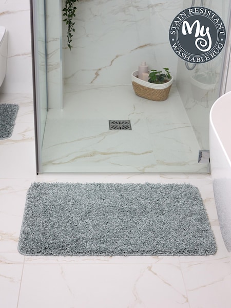 My Rug Blue Shaggy Bathmat (G64933) | £18 - £25