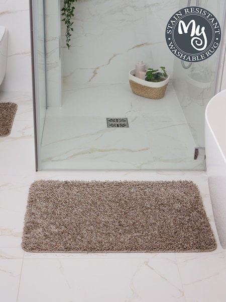 My Rug Mocha Shaggy Bathmat (G64944) | £18 - £25