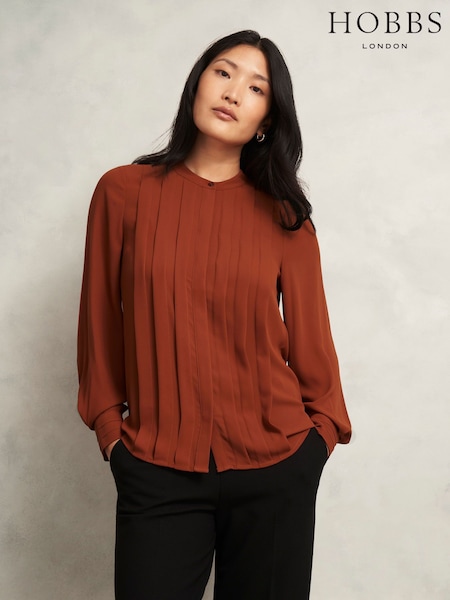 Hobbs Orange Arizona Blouse (G65262) | £99