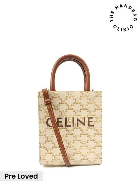 Celine Natural Vertical Cabas Cross-Body Tote (G65392) | £695