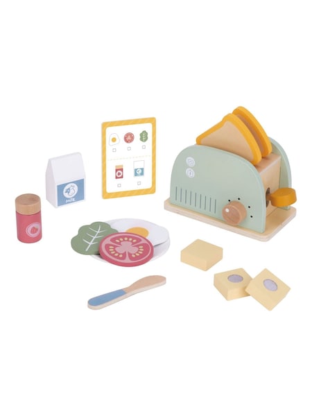Tooky Toy Wooden Toaster Set Toy (G65783) | £17