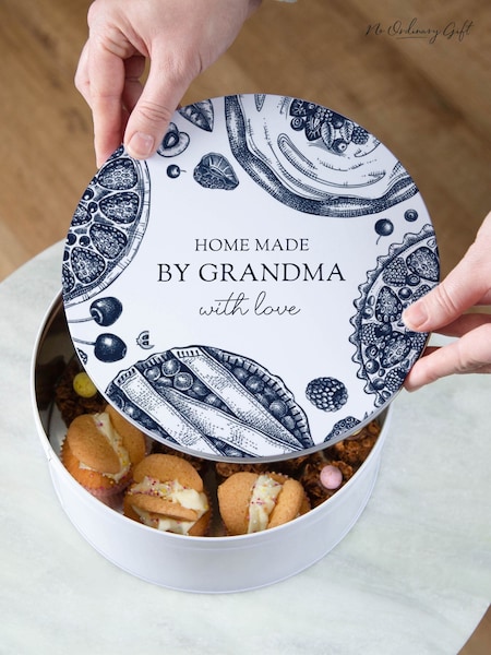 Illustrated Pies Personalised Cake Tin by No Ordinary Gift (G66004) | £35