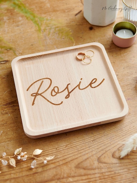 Personalised Trinket Tray by No Ordinary Gift (G66006) | £29