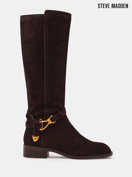 Steve Madden Xtreme High Brown Boots (G66313) | £200