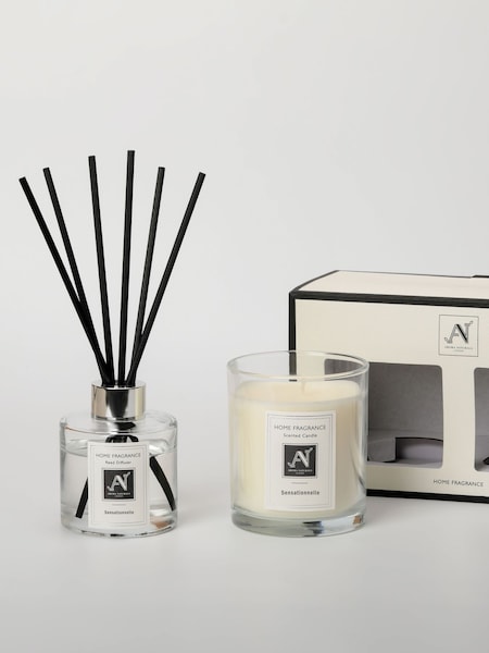 Aroma Naturals Clear Minimalist Luxe Sensationnelle Candle Giftset (G66410) | £19