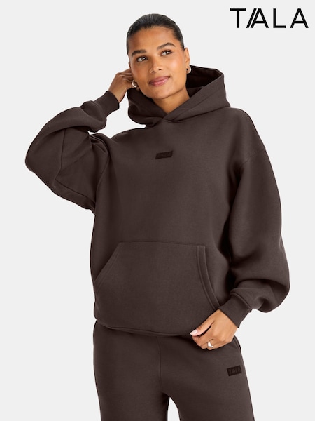 TALA Brown Go Outdoors Graphic Oversized Hoodie (G66498) | £62