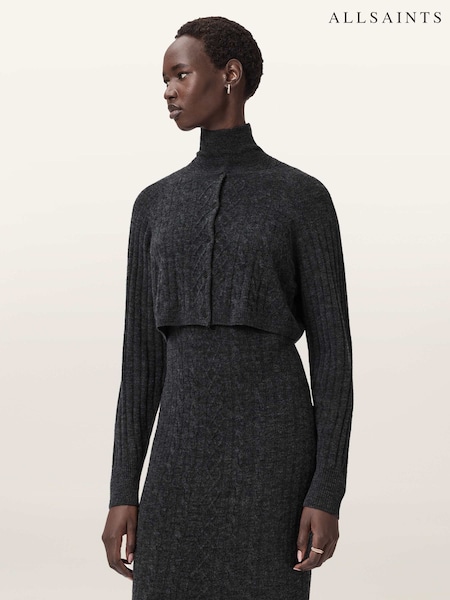 AllSaints Grey Sabine Dress (G66555) | £239