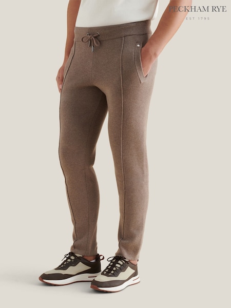 Peckham Rye Natural Milano Knit Joggers (G66573) | £75