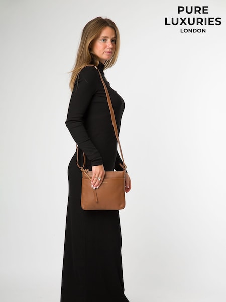 Pure Luxuries London Alderley' Leather Cross-Body Bag (G66656) | £40