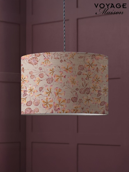 Voyage Maison Orange Philipa Eva Printed Lamp Shade (G66938) | £51