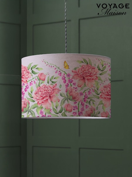 Voyage Maison Pink Junelle Eva Printed Lamp Shade (G66958) | £54