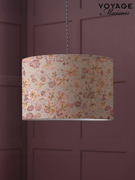 Voyage Maison Orange Philipa Eva Printed Lamp Shade (G66962) | £54