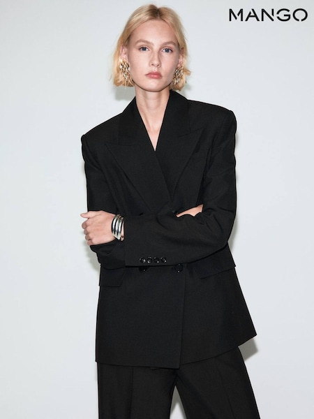 Mango Black Suit Blazer (G67073) | £110