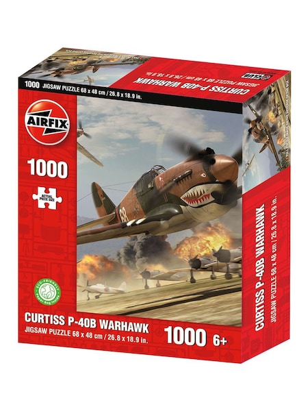 Kidikraft Airfix Curtiss P-40B Warhawk 1000 Piece Jigsaw Puzzle (G67165) | £15
