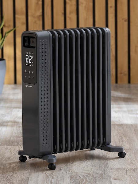 Electrolux Grey 2400W Oil Filled Radiator Heater (G67614) | £150