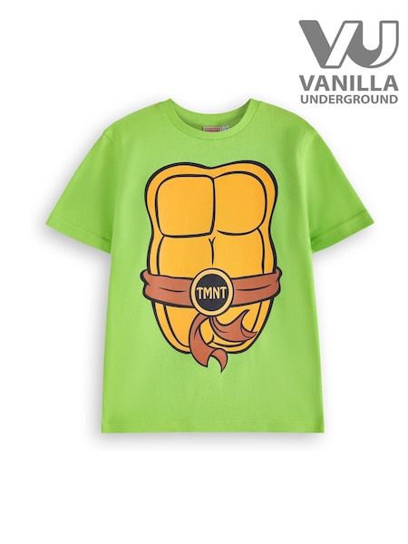 Vanilla Underground Green Teenage Mutant Ninja Turtles Cosplay Short Sleeved T-Shirt (G67700) | £14