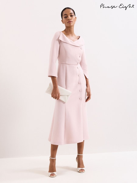 Phase Eight Pink Petite Sienna Tux Dress (G67810) | £229