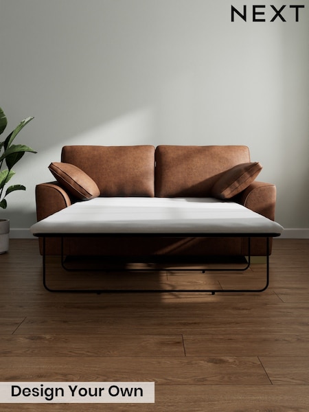 Monza Faux Leather Easy Clean/Chestnut Brown Stamford (G67856) | £1,350