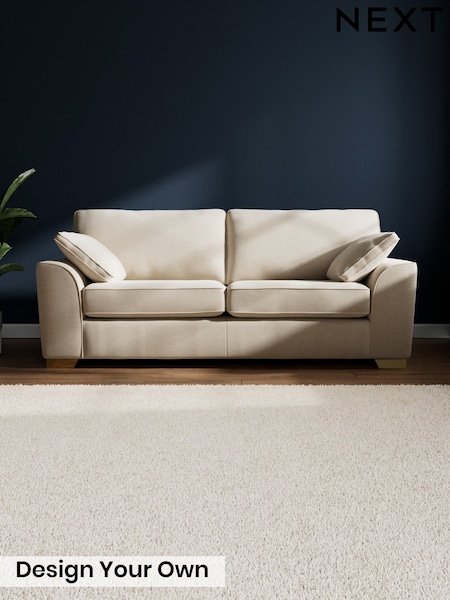 Fine Chenille Easy Clean/Oyster Stamford (G67857) | £1,250