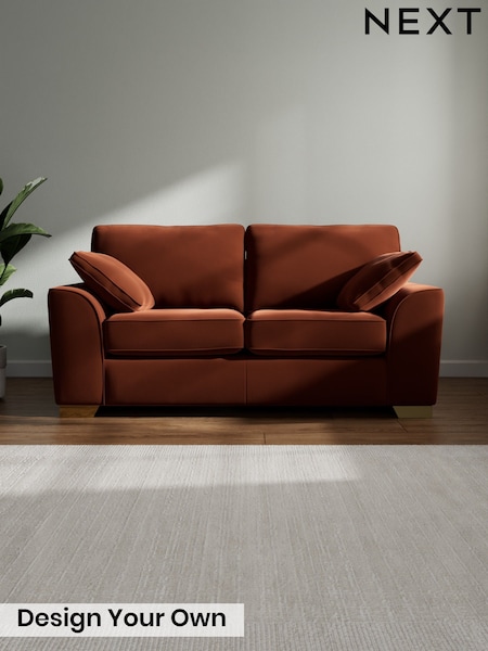 Plush Velvet Easy Clean/Ginger Orange Stamford (G67869) | £1,150