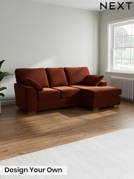 Plush Velvet Easy Clean/Ginger Orange Stamford (G67869) | £1,699