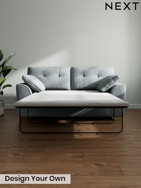 Chunky Weave/Mid Blue Stamford Buttoned Back (G67965) | £1,399