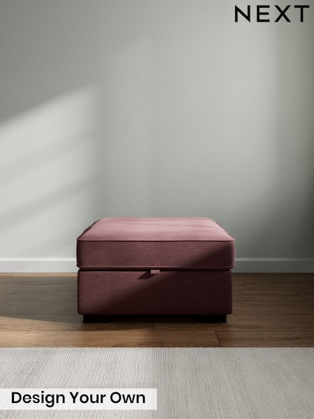 Fine Chenille Easy Clean/Mid Mulberry Purple Stamford Buttoned Back (G67976) | £499