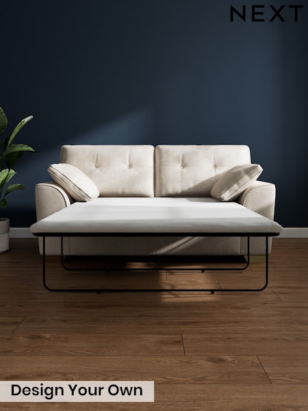 Plush Chenille/Oyster Stamford Buttoned Back (G67995) | £1,399