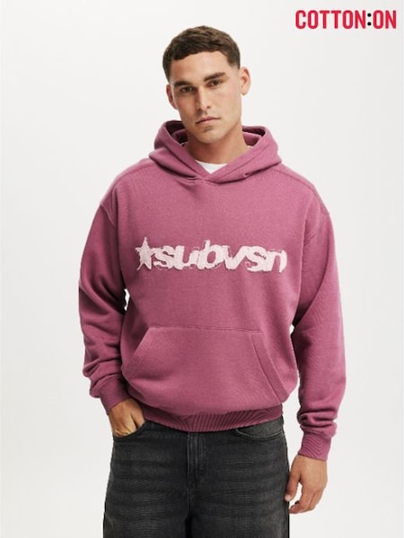 Cotton On Red Box Fit Graphic Hoodie (G68089) | £35