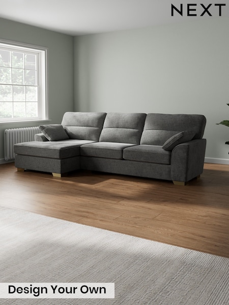 Chunky Chenille/Dark Grey Stamford Highback (G68113) | £2,025