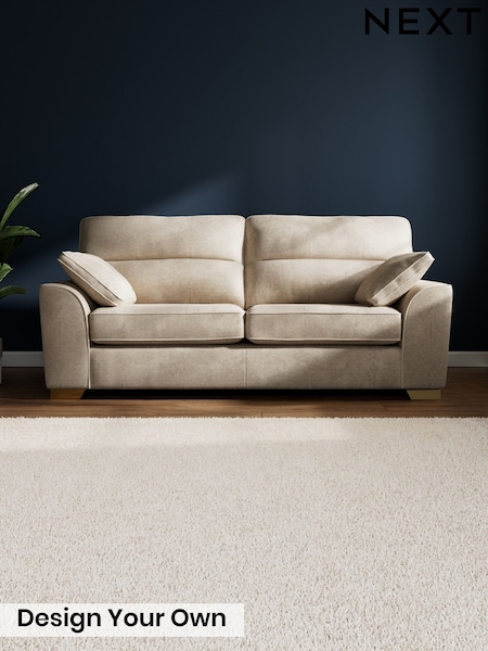 Plush Chenille/Light Natural Stamford Highback (G68139) | £1,299