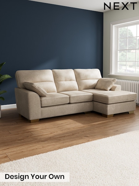 Plush Chenille/Light Natural Stamford Highback (G68139) | £1,875