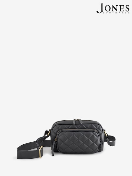 Jones Bootmaker Black Valaria Adjustable Leather Cross-Body Bag (G68406) | £89