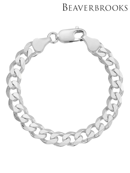 Beaverbrooks Sterling Silver Curb Bracelet (G68605) | £75