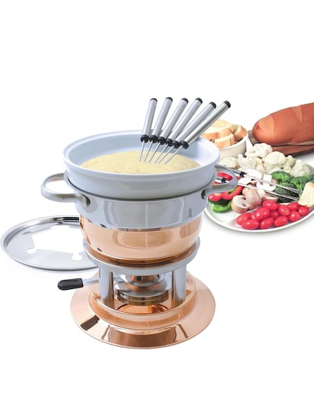 Swissmar Metallic Copper Lausanne Foundue 11 Piece Set (G68626) | £150