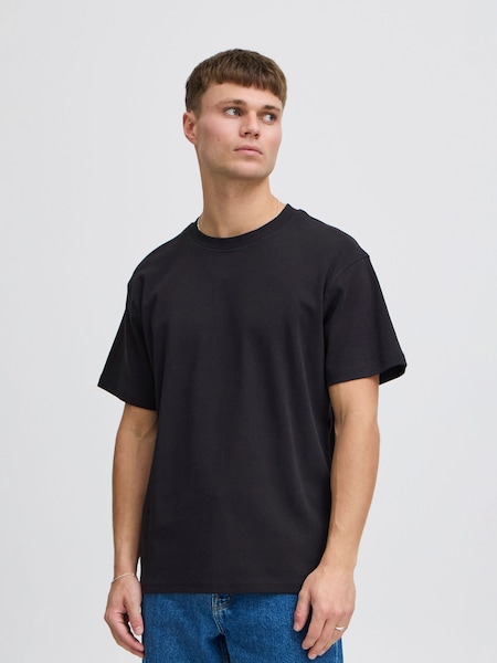 !Solid Black Box Fit T-Shirt (G68703) | £25