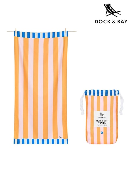 Dock & Bay Mellow Yellow Quick Dry Travel Beach Towel (G69011) | £28 - £32