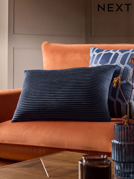 Velvet Pleat Cushion