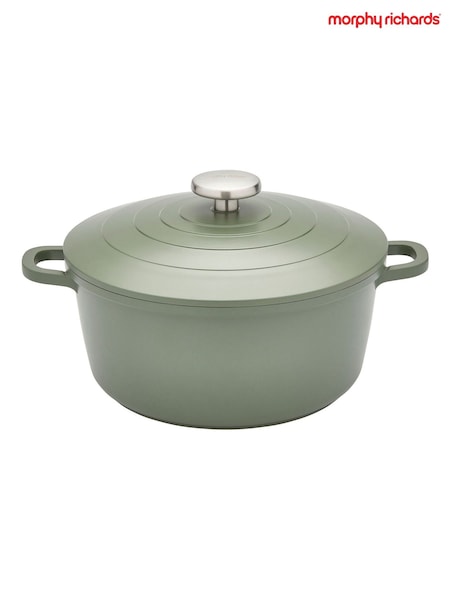 Morphy Richards Green Cast Aluminium Casserole Dish (G70014) | £70