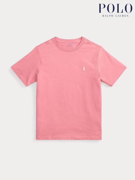 Polo Ralph Lauren Pink Cotton T-Shirt (G70153) | £40 - £45