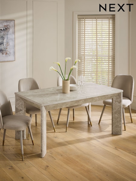 Grace Chunky 6 To 8 Seater Extending Dining Table