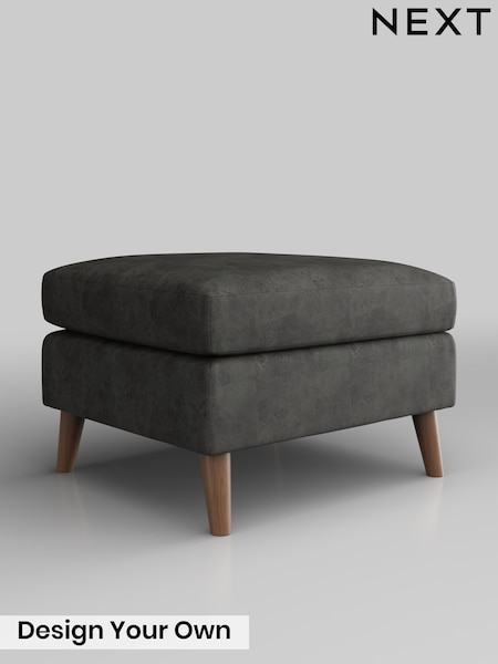 Monza Faux Leather Easy Clean/Dark Grey Wilson (G70538) | £350