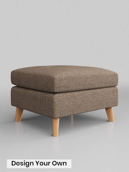 Chunky Boucle Easy Clean/Mid Natural Wilson Buttoned Back (G70615) | £350